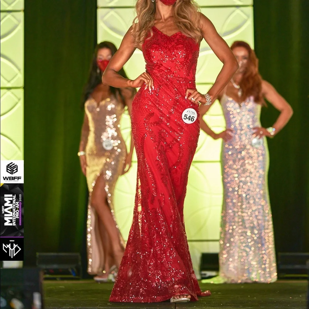 Abyss By Abby | The Label Red Dress - Picture 2 of 5
